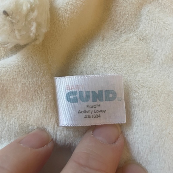 Baby Gund Rabbit Lovey “Hello Baby”’ Stuffed Animal Toy Plush Sensory Nursery - Picture 3 of 5